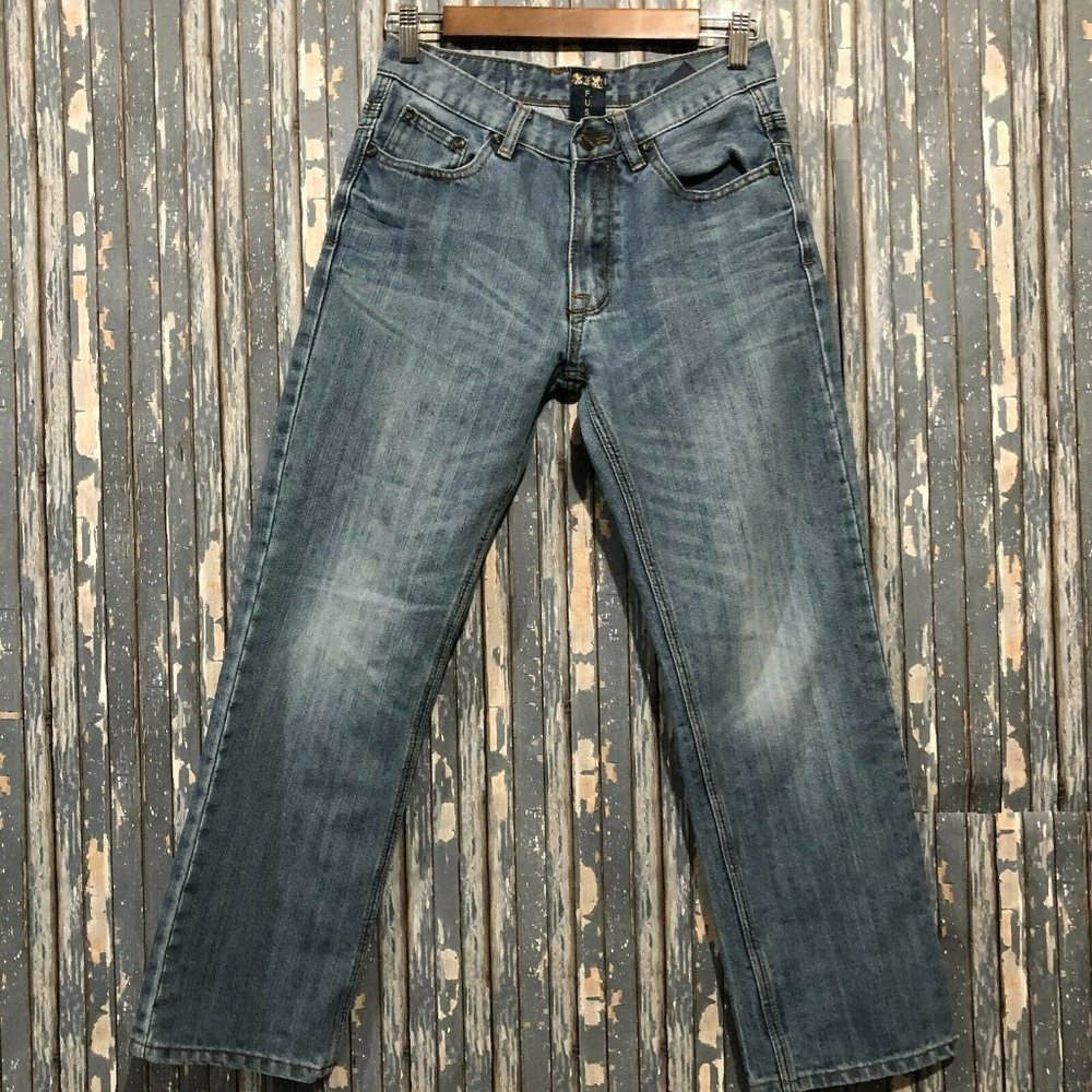 F.U.S.A.I. Boys Straight Leg Jeans Size 14